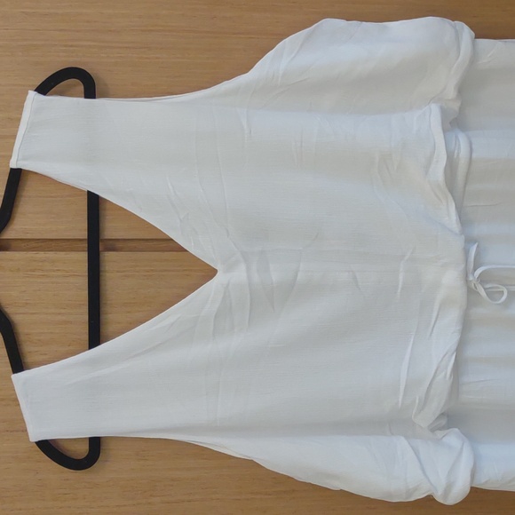 +SZ NWT White Sleeveless Maxi Dress SZ 3X By Nina Leonard - Picture 5 of 11